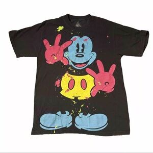 Walt Disney Disneyland Resort Mickey Mouse Paint Splatter Size Medium